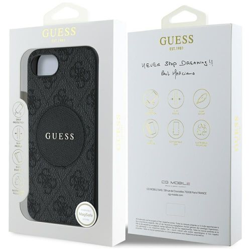 etui guess 4g circle classic logo        magsafe do iphone 16e czarny na Arena.pl