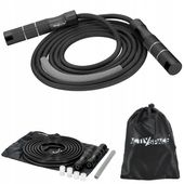 SKAKANKA BOKSERSKA CROSSFIT ALUMINIOWA REGULOWANA Z ŁOŻYSKAMI