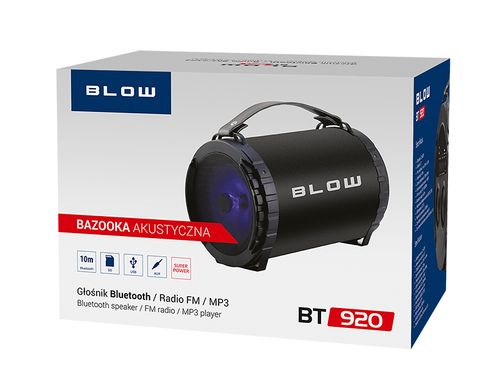 Głośnik Przenośny Bluetooth BAZOOKA BT920 FM USB na Arena.pl