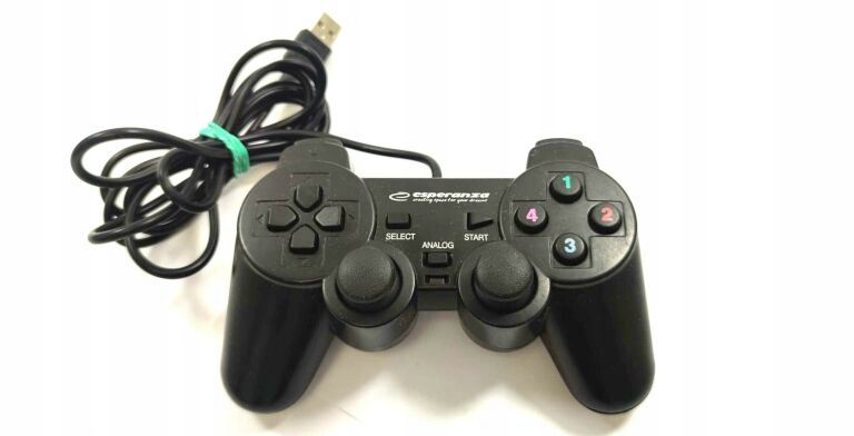 GAMEPAD PC USB WARRIOR DO GIER CZARNY zdjęcie 14