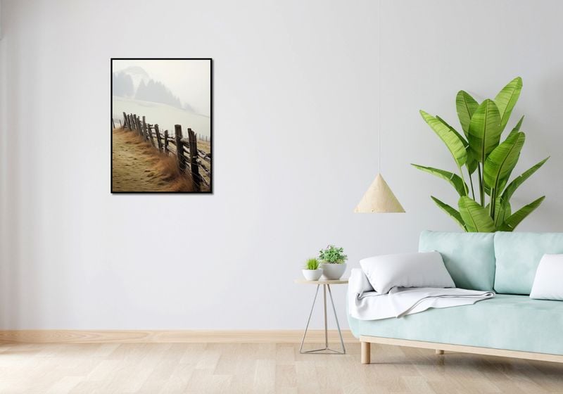 Plakat 60x80cm Spowity Mgłą zdjęcie 4