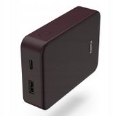 Powerbank 10000 mAh Hama Color USB-C, USB-A power bank bordowy