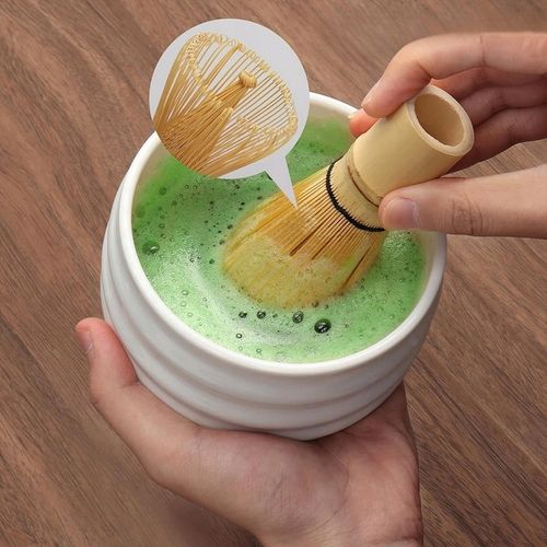 Zestaw Do Herbaty Matcha 5 Elementów Bambusowo-Ceramiczny na Arena.pl