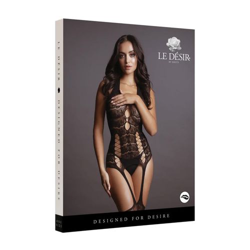 Lace Suspender Bodystocking - One Size na Arena.pl