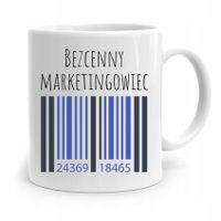 Dla Marketingowca Kubek Bezcenny Marketingowiec Z Nadrukiem Ze Zdjęciem