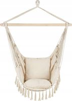 FOTEL WISZĄCY KRZESŁO BRAZYLIJSKIE HUŚTAWKA HAMAK