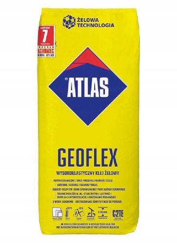 Klej żelowy do płytek Atlas Geoflex żółty 25 kg na Arena.pl