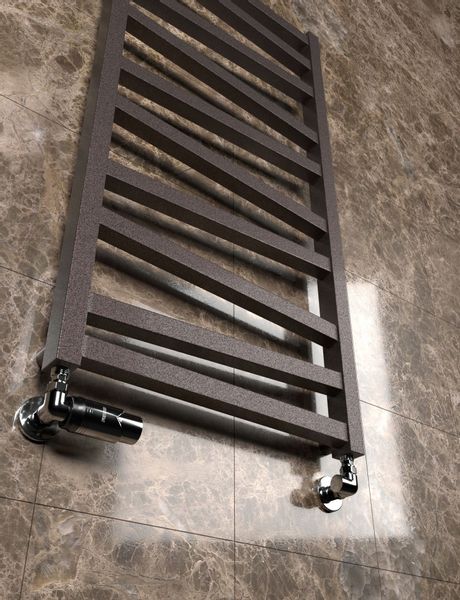 Grzejnik dekoracyjny ZYGZAK 1190x500 BORDO zdjęcie 6