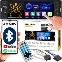 RADIO SAMOCHODOWE 1DIN BLUETOOTH USB SD AUX DOTYKOWE 4" PILOT MP3 MP4 EKRAN