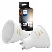 Philips Hue Hue White ambiance Inteligentny reflektor punktowy GU10 (2 s
