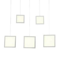 LAMPA wisząca DIXON ML269 Milagro kwadratowe OPRAWKI zwieszane LED 33W 4000K listwa sufitowa kaskada squares biała