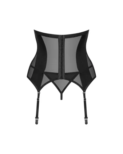 obsessive chic amoria gorset bez miseczek ze stringami czarny xs/s na Arena.pl