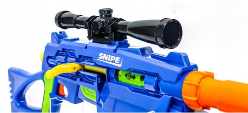 SNAJPERKA SNIPE PISTOLET KARABIN SNAJPERSKI PLUS STRZAŁKI NERF zestaw na Arena.pl