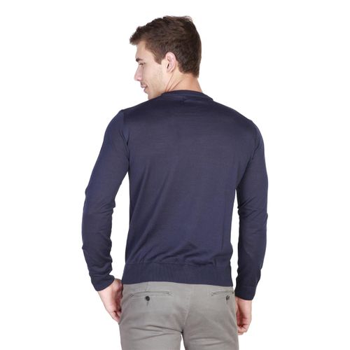 Trussardi sweter męski niebieski XL na Arena.pl