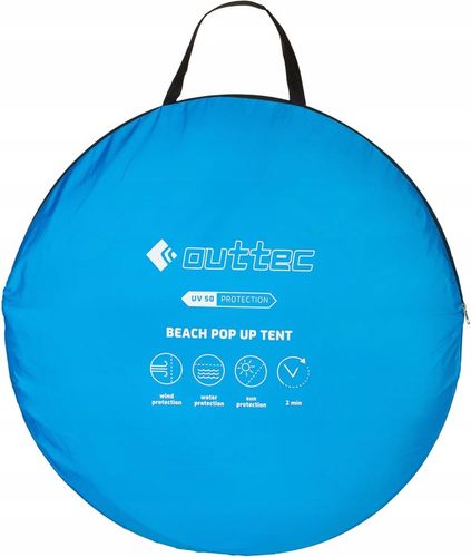 NAMIOT PLAŻOWY SAMOROZKŁADAJĄCY PARAWAN POP UP UV50 OUTTEC na Arena.pl