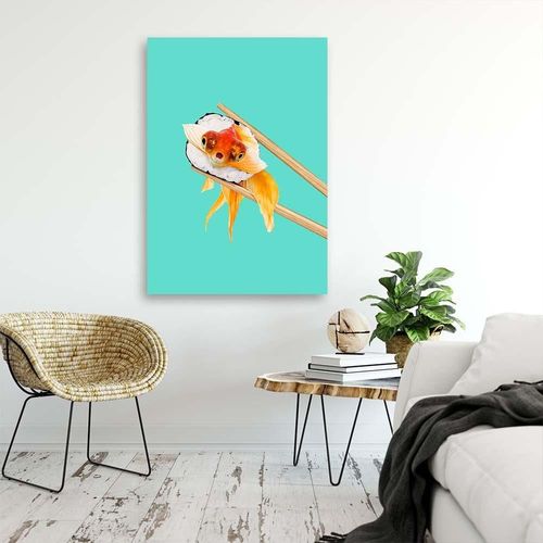 Obraz na płótnie – Canvas, Abstrakcja sushi 40x60 na Arena.pl