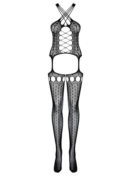 bodystocking geometryczny obsessive g313 sml zdjęcie 2