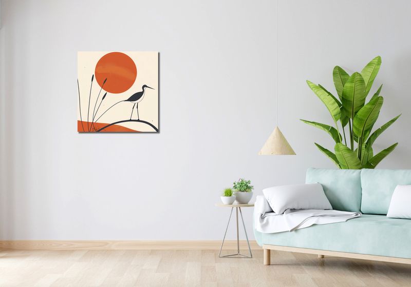 Obraz 60x60cm Ciepło Zachodów zdjęcie 2