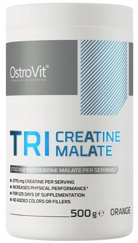Ostrovit Tri-creatine malate pomarańczowy kreatyna 500g na Arena.pl