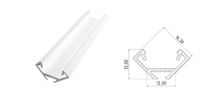 Narożny profil ALU biały lakier 1000mm CORNER white lacquer
