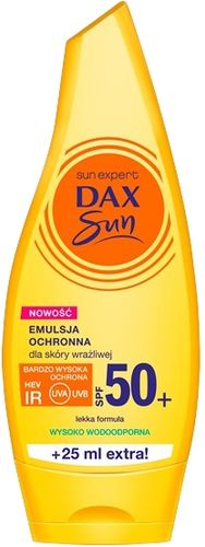 DAX SUN Emulsja do opalania skóra wrażliwa SPF50+ 175 ml na Arena.pl