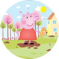 Opłatek na tort Urodziny Świnka Peppa Postać Okazjonalny Tekst