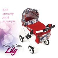 WÓZEK DLA LALEK LOLA K23 + TOREBKA DeLuXe