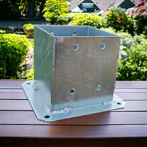 PODSTAWA SŁUPA PRZYKRĘCANA 14x14cm WSPORNIK KOTWA 140x140mm MOCNA GRUBA PL na Arena.pl