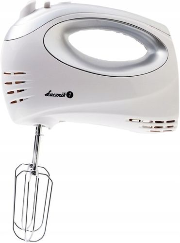 Mikser ręczny kuchenny HM-2019 Łucznik 300W MOCNY TURBO 5 TRYBÓW PRĘDKOŚCI na Arena.pl