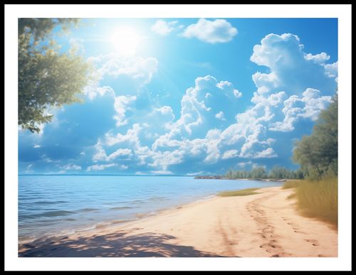 Plakat 80x60cm Letni Dzień na Arena.pl