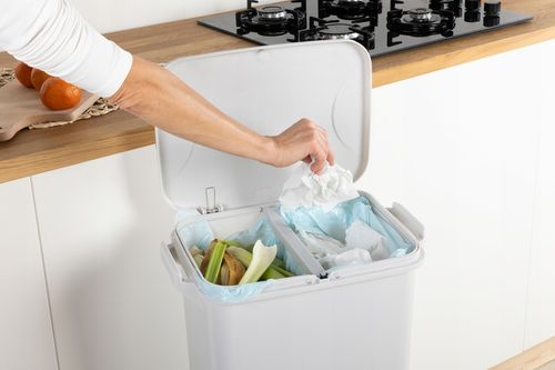 Kosz do Segregacji Śmieci Odpadów Domowy Kubeł na Śmieci do Kuchni Kółka na Arena.pl