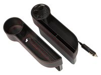 Schowek samochodowy szczelinowy lewy+prawy ładowarka