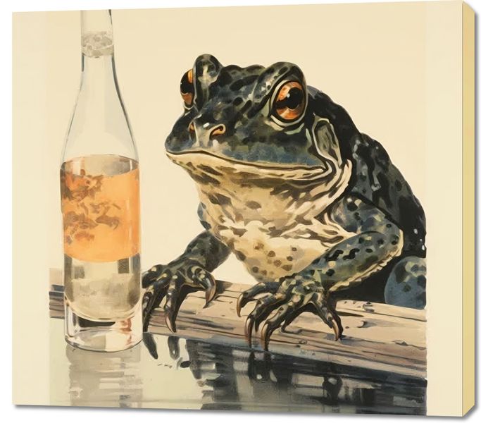 Obraz 100x90cm Refleksje Błotniaka zdjęcie 1