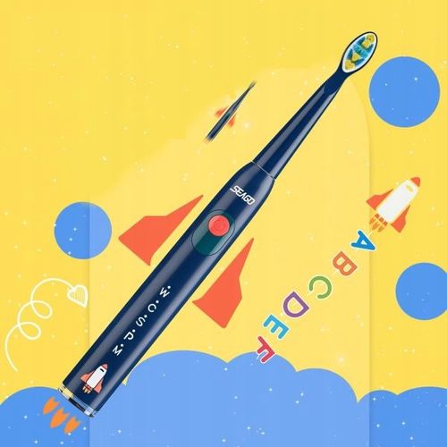 Szczoteczka soniczna dla dzieci 3-12 lat niebieska SEAGO SG-2303 USB-C na Arena.pl