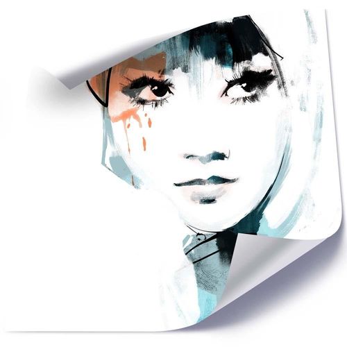 Plakat, Twarz kobiety 80x80 na Arena.pl