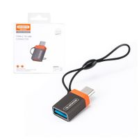 Somostel adapter host OTG Typ-C - USB czarny  SMS-BZ21