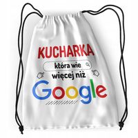 Plecak Dla Kucharki Sportowy Szkolny Worek Torba Z Nadrukiem Ze Zdjęciem