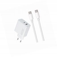 Szybka ładowarka 45W z kablem 1m 2 wejścia do Huawei P40 Lite