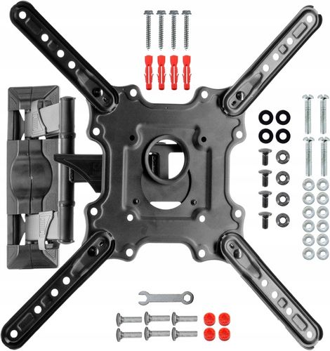 UCHWYT DO TELEWIZORA TV 32-55" WIESZAK REGULOWANY ŚCIENNY + CZĘŚCI na Arena.pl