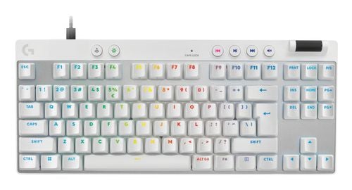 Klawiatura LOGITECH Pro X TKL Rapid Biały na Arena.pl