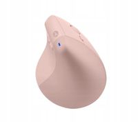 Mysz bezprzewodowa ergonomiczna pionowa Reinston EMB07E 1600 dpi Różowa