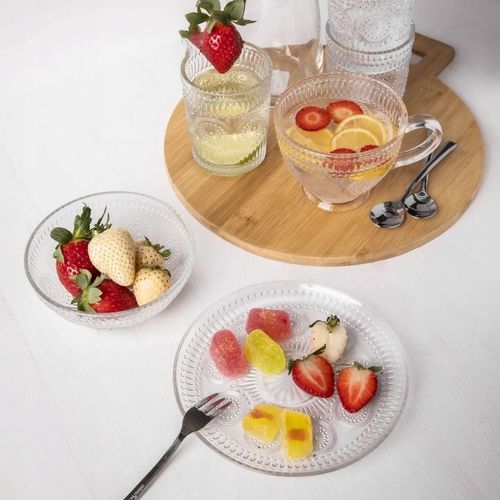 Talerzyki deserowe Talerze do ciasta Altom Design Daisy 17 cm Zestaw 6 szt na Arena.pl