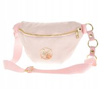 Laura Biaggi - nerka saszetka listonoszka różowy mat KB82