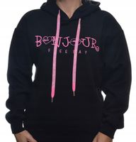 Damska bluza dresowa z kapturem uni czarna