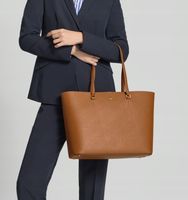Lauren Ralph Lauren Torba tote ze skóry z aplikacją z logo model KARLY