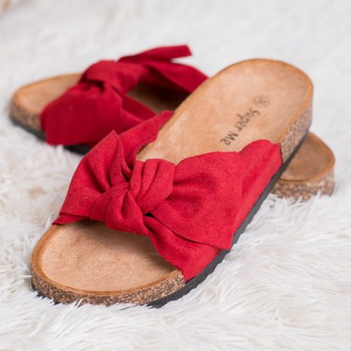 Modne Czerwone Klapki r.39 na Arena.pl