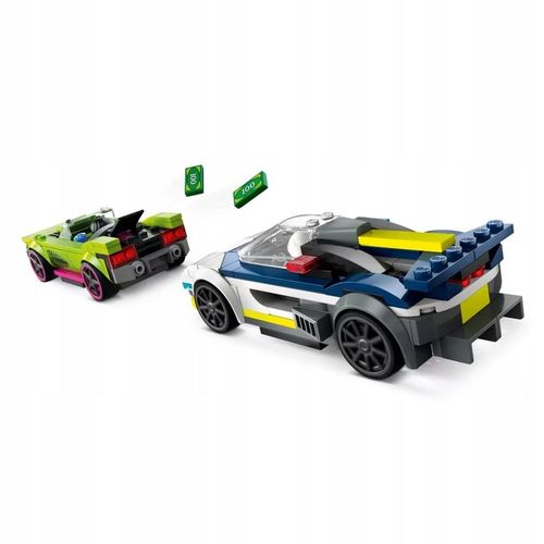 LEGO City Zestaw 60415 Pościg radiowozu za muscle carem auto + Torba LEGO na Arena.pl