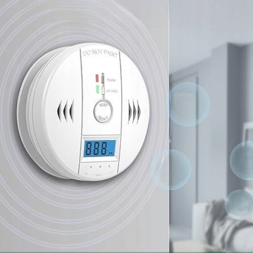 CZUJNIK CZADU GAZU DETEKTOR WYKRYWACZ TLENKU WĘGLA ALARM BEZPRZEWODOWY LCD na Arena.pl