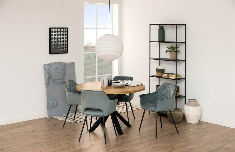 Regał Newcastle wysoki czarny zdjęcie 2