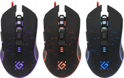 MYSZKA PRZEWODOWA GAMINGOWA DLA GRACZY PODŚWIETLENIE LED 7200 DPI na Arena.pl